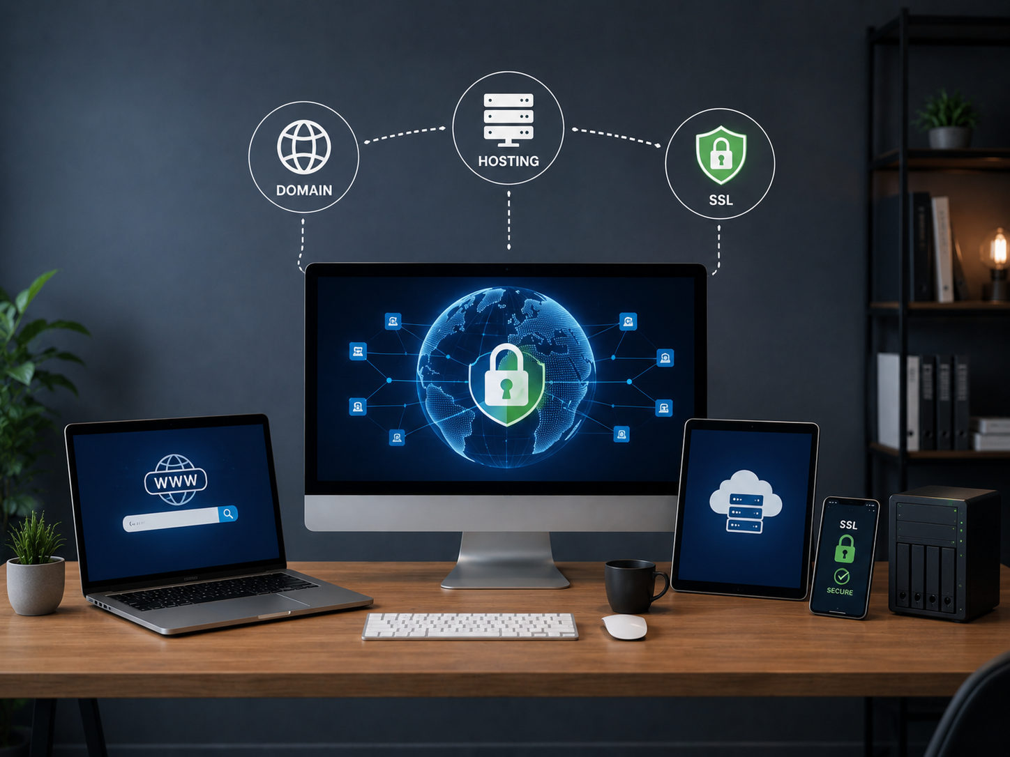 Domain, Hosting ve SSL